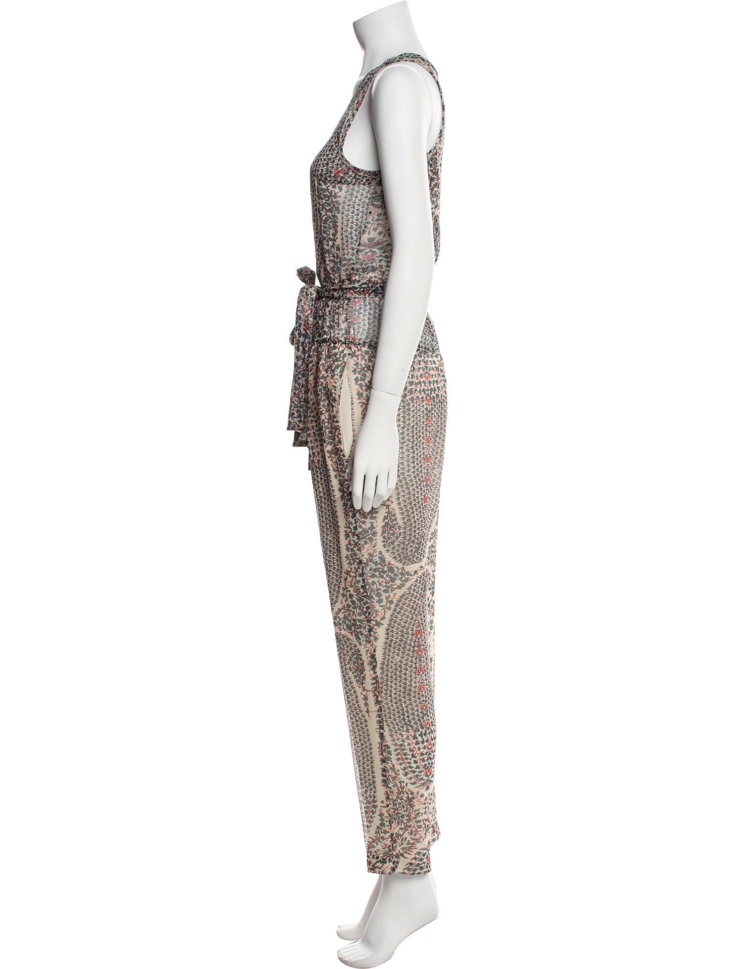 Étoile Isabel Marant Silk Printed Jumpsuit