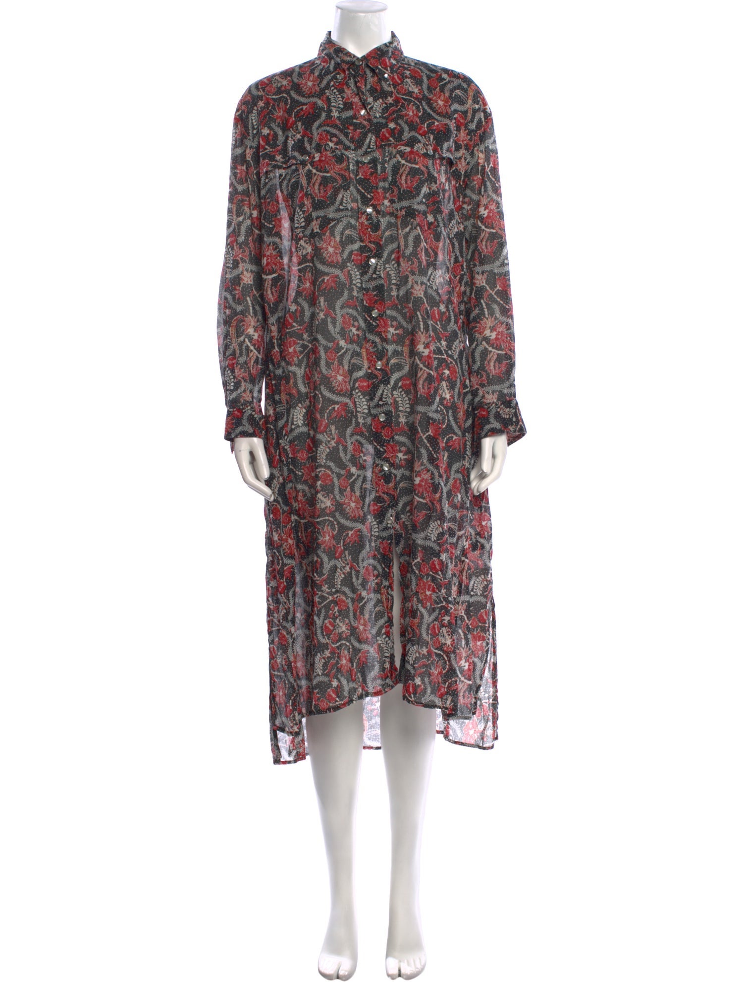 Étoile Isabel Marant Floral Print Long Dress