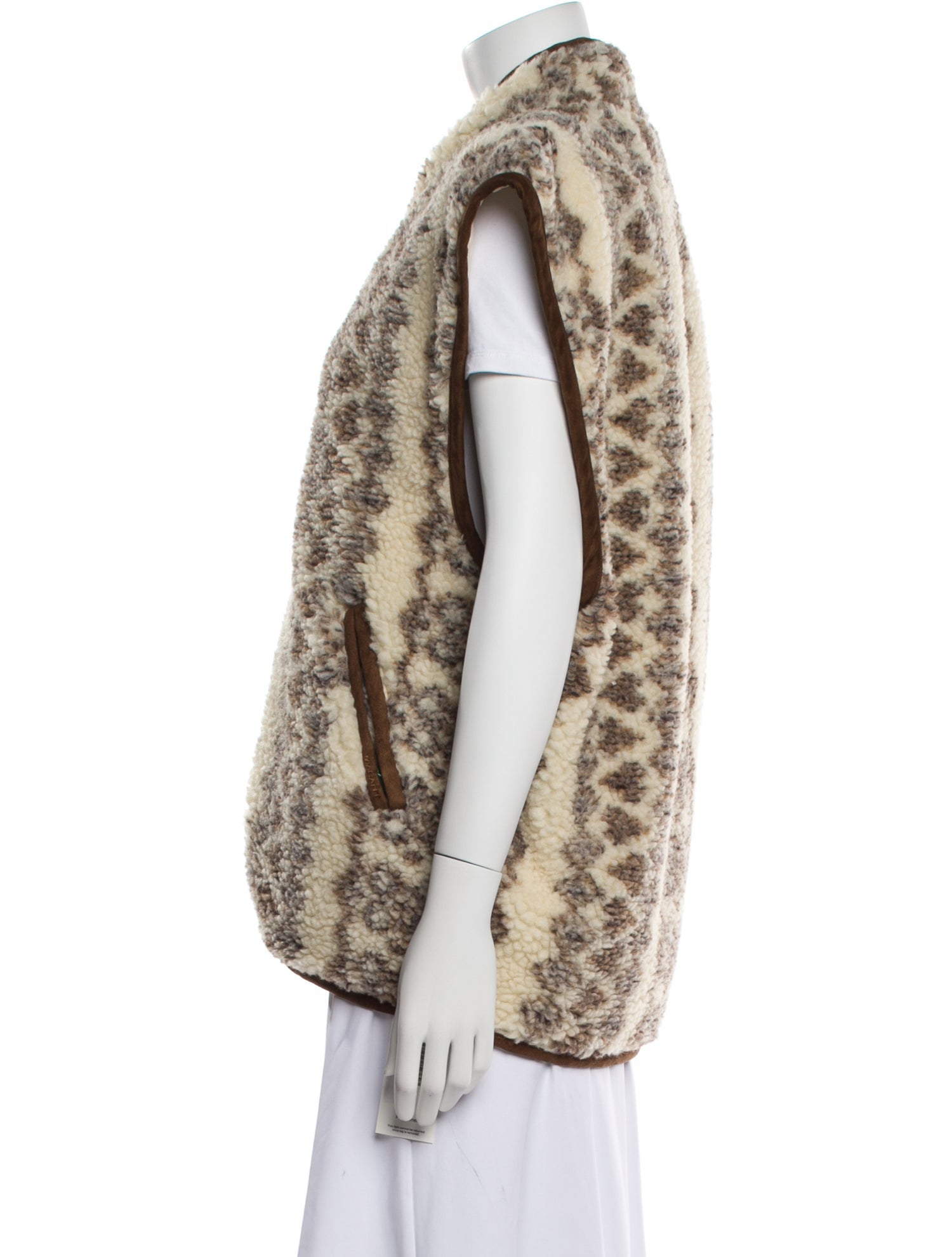 Étoile Isabel Marant Animal Print Vest