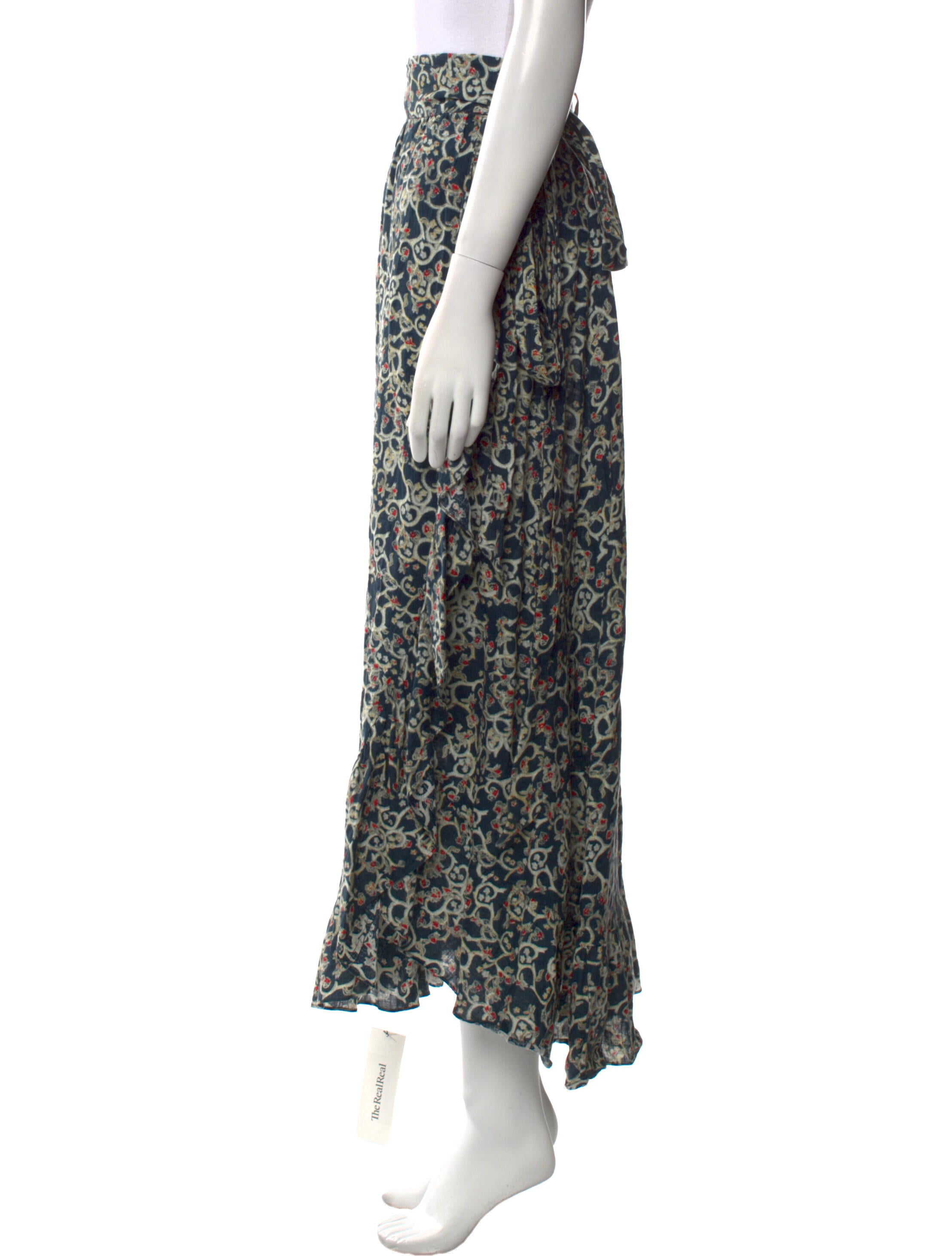 Étoile Isabel Marant Linen Midi Length Skirt