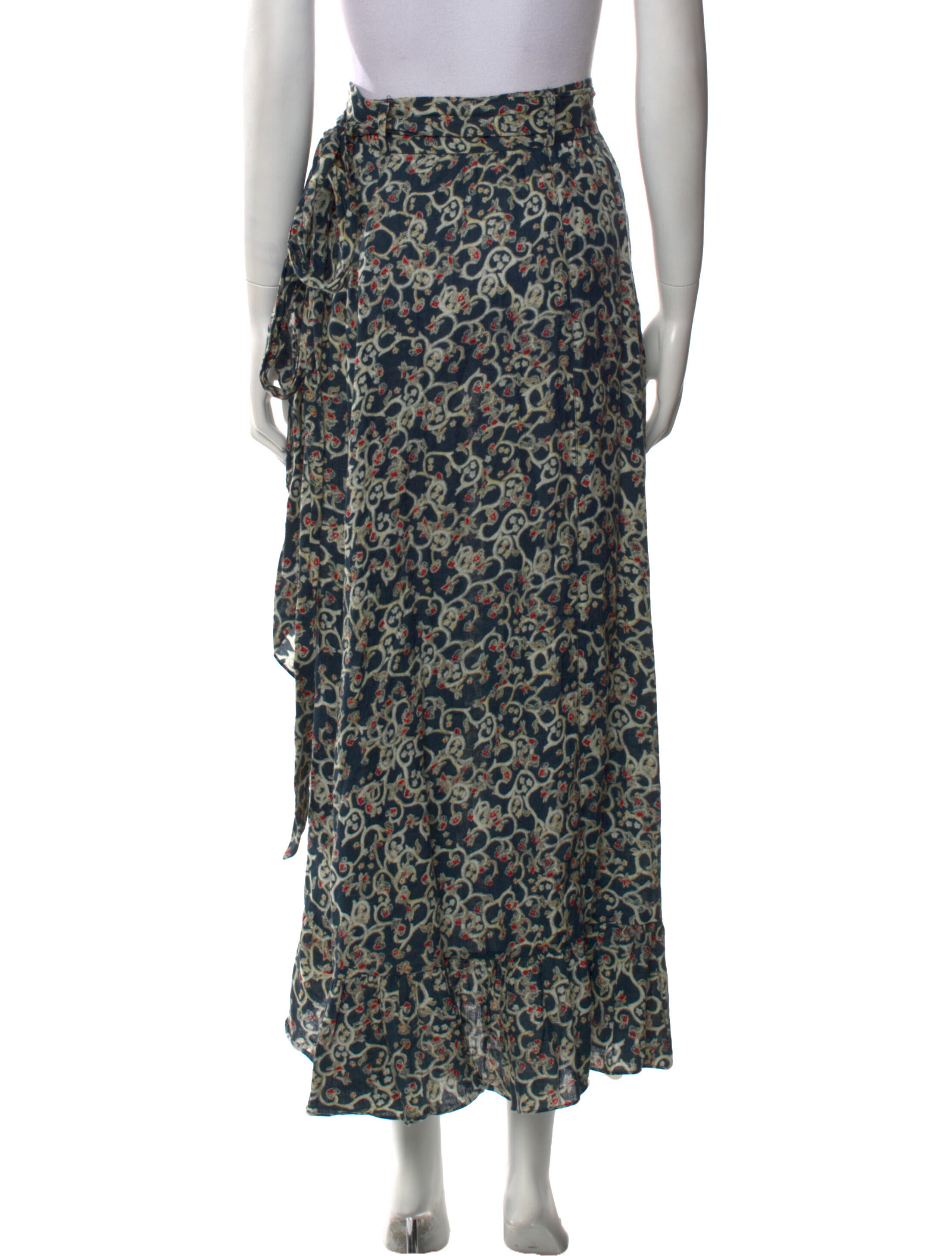 Étoile Isabel Marant Linen Midi Length Skirt