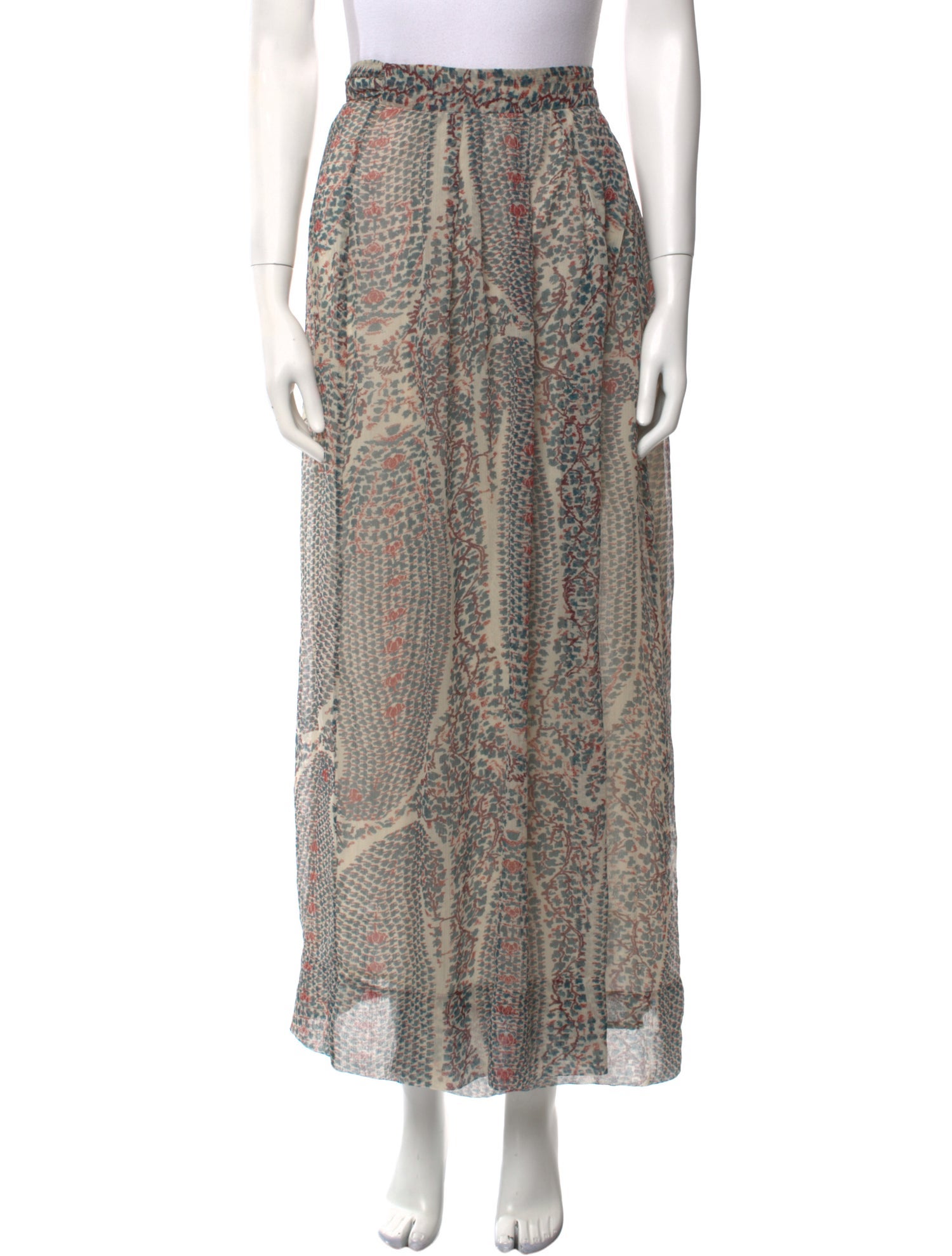 Étoile Isabel Marant Silk Midi Length Skirt