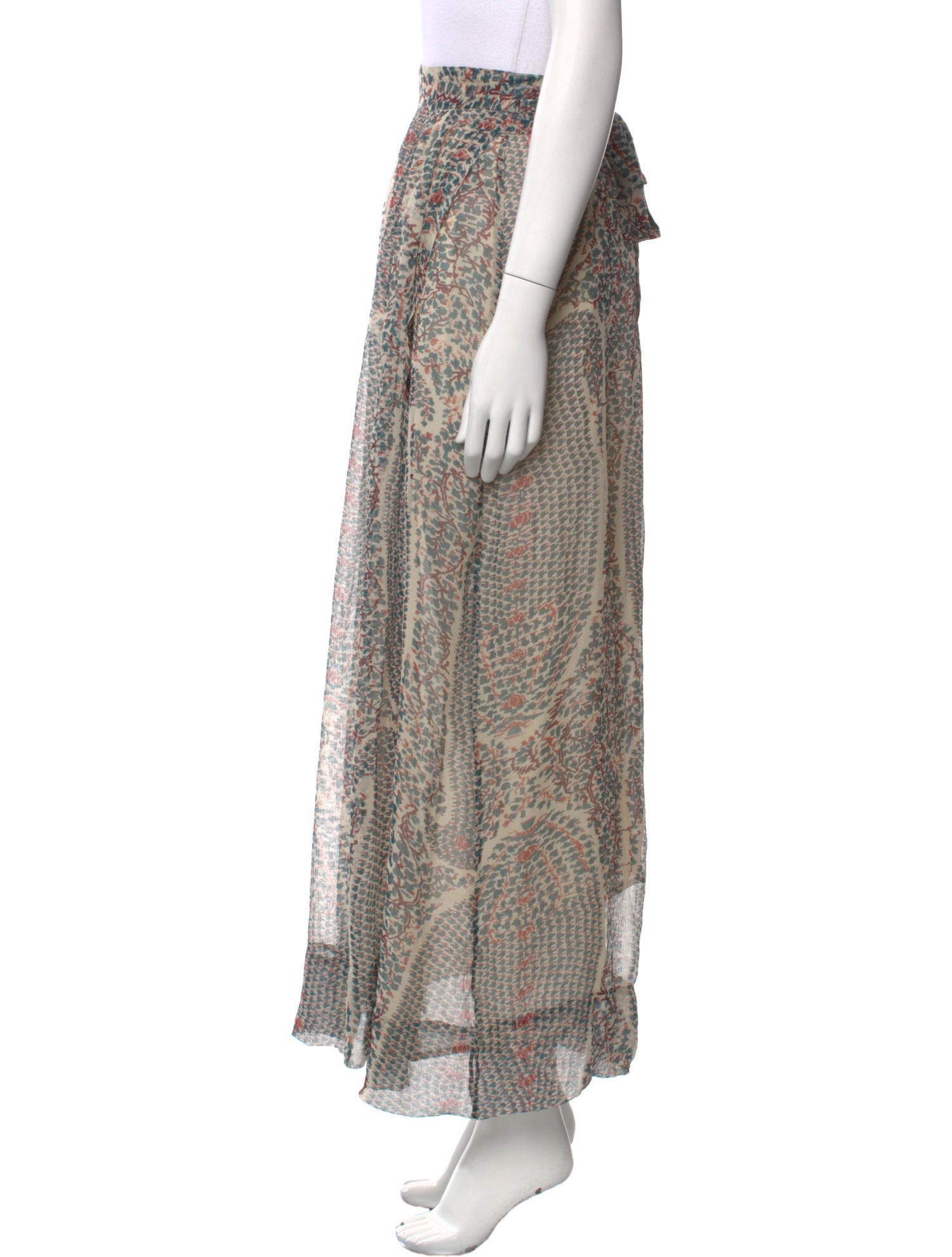Étoile Isabel Marant Silk Midi Length Skirt