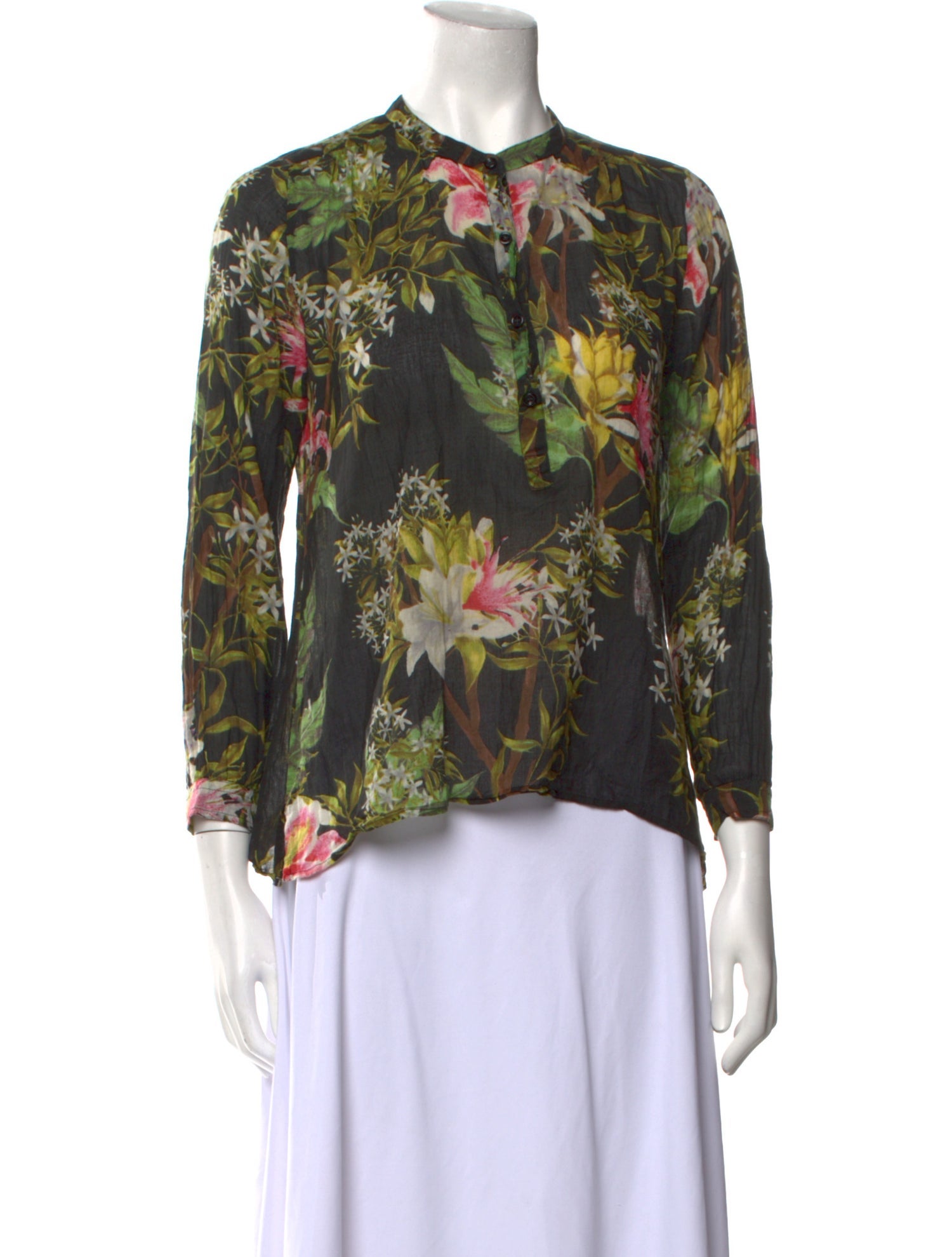 Étoile Isabel Marant Floral Print Crew Neck Blouse