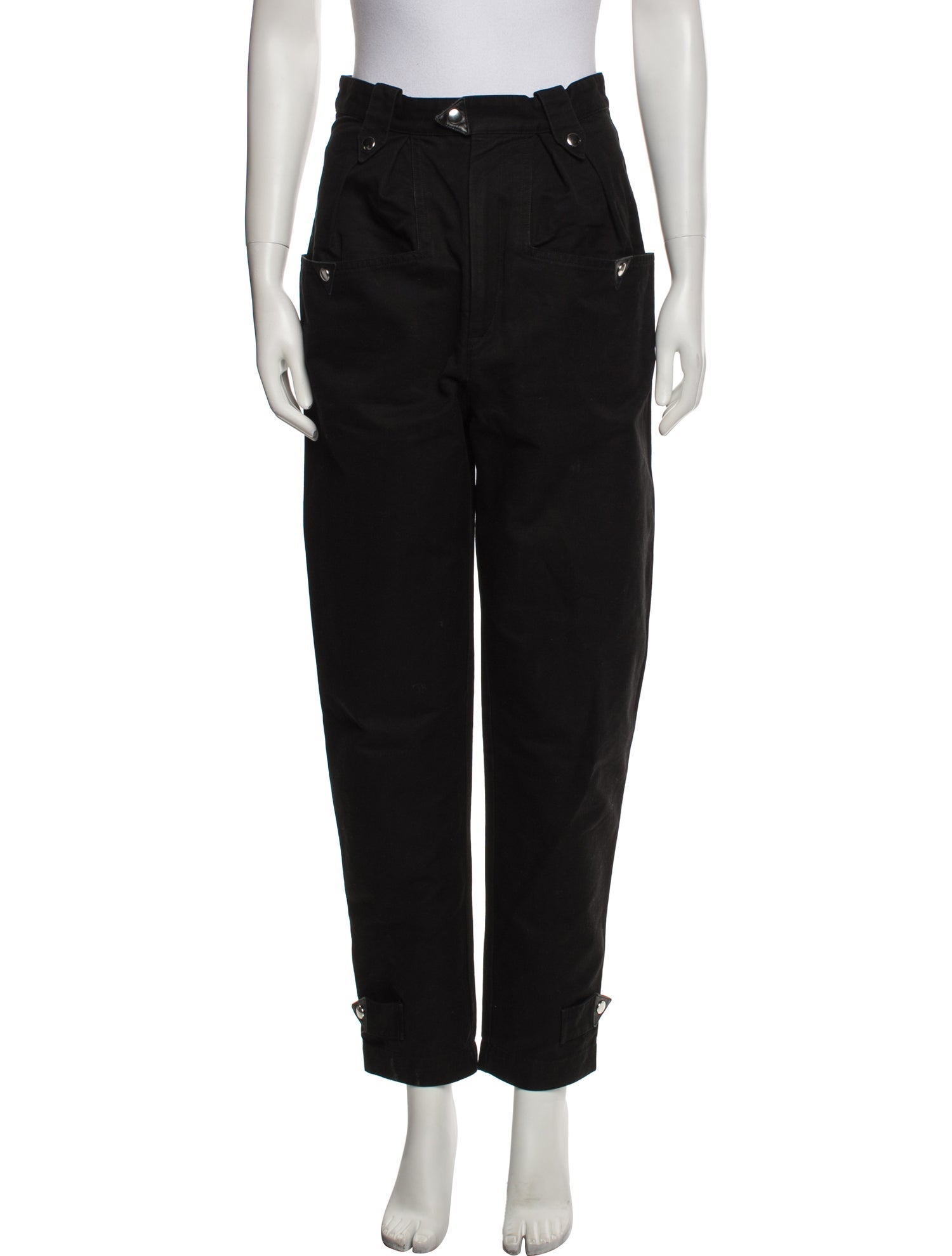 Étoile Isabel Marant Black Straight Leg Pants