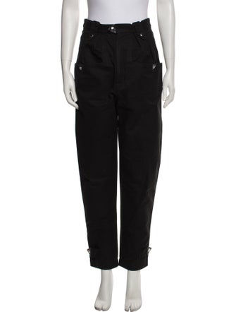 Étoile Isabel Marant Black Straight Leg Pants