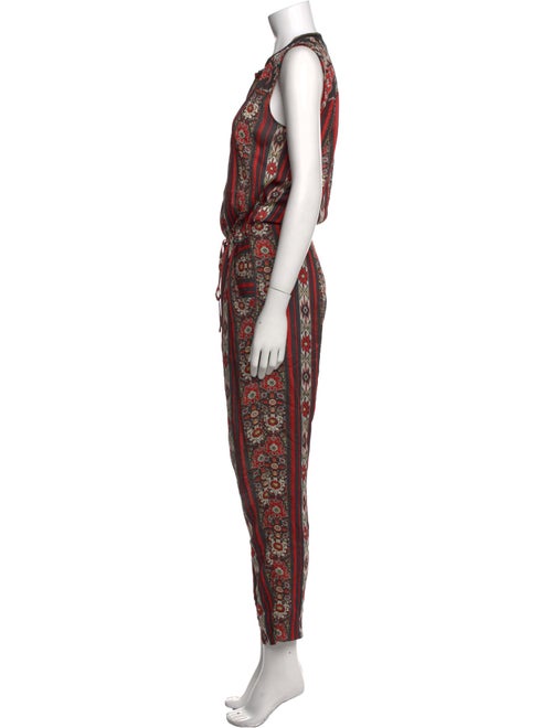 Étoile Isabel Marant Floral Print V-Neck Jumpsuit