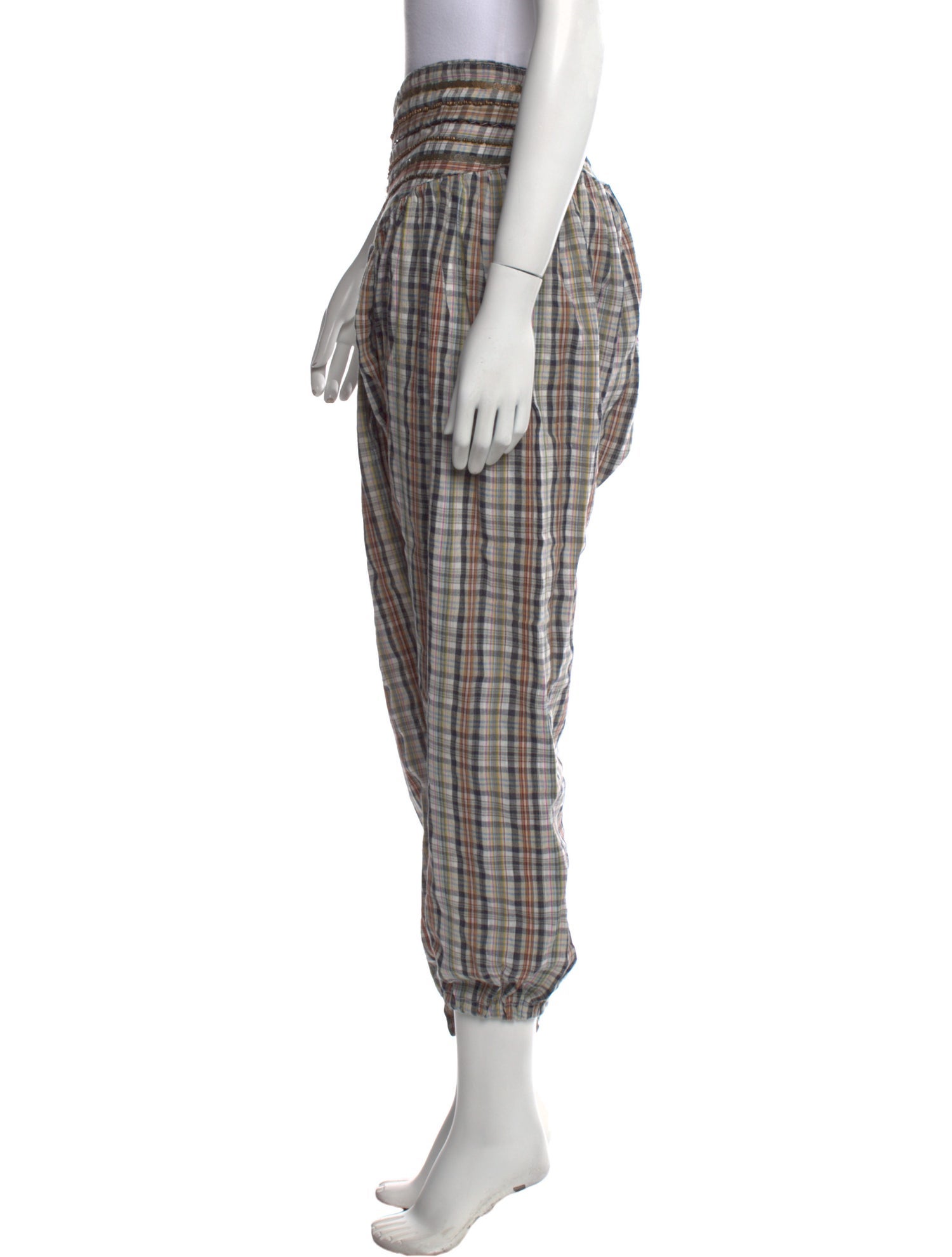 Étoile Isabel Marant Linen Skinny Leg Pants