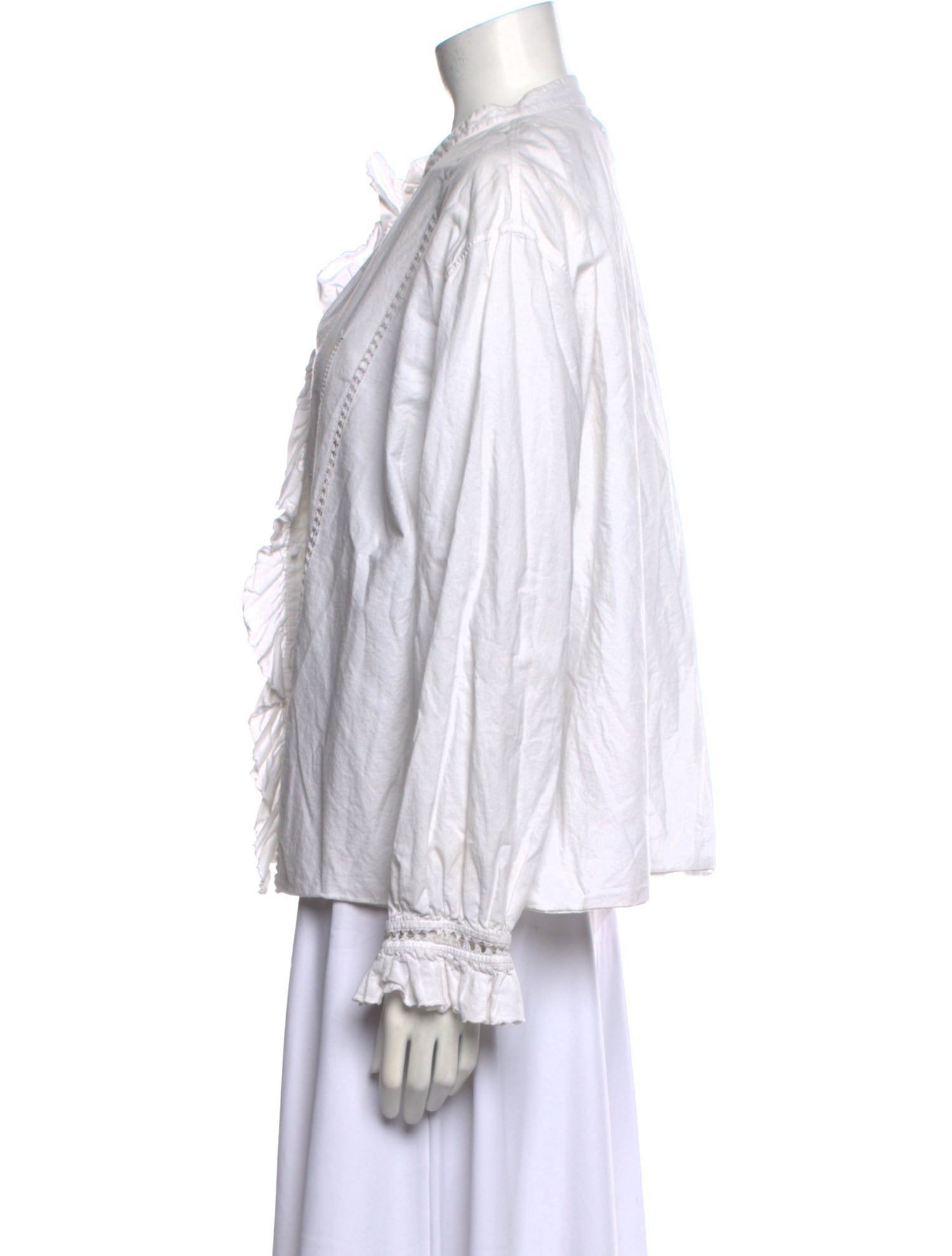 Étoile Isabel Marant Mock Neck Long Sleeve Blouse