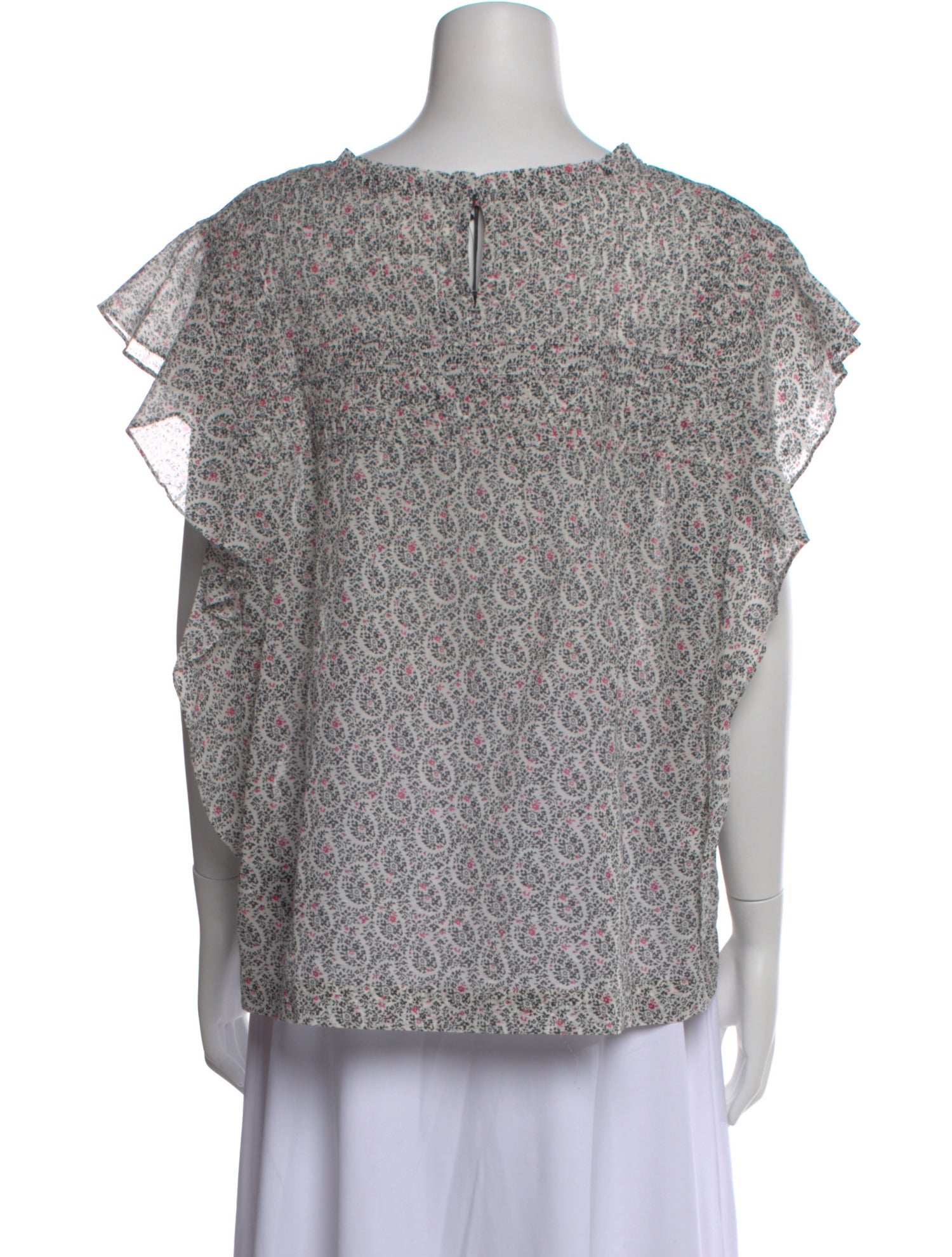 Étoile Isabel Marant Printed Scoop Neck Top