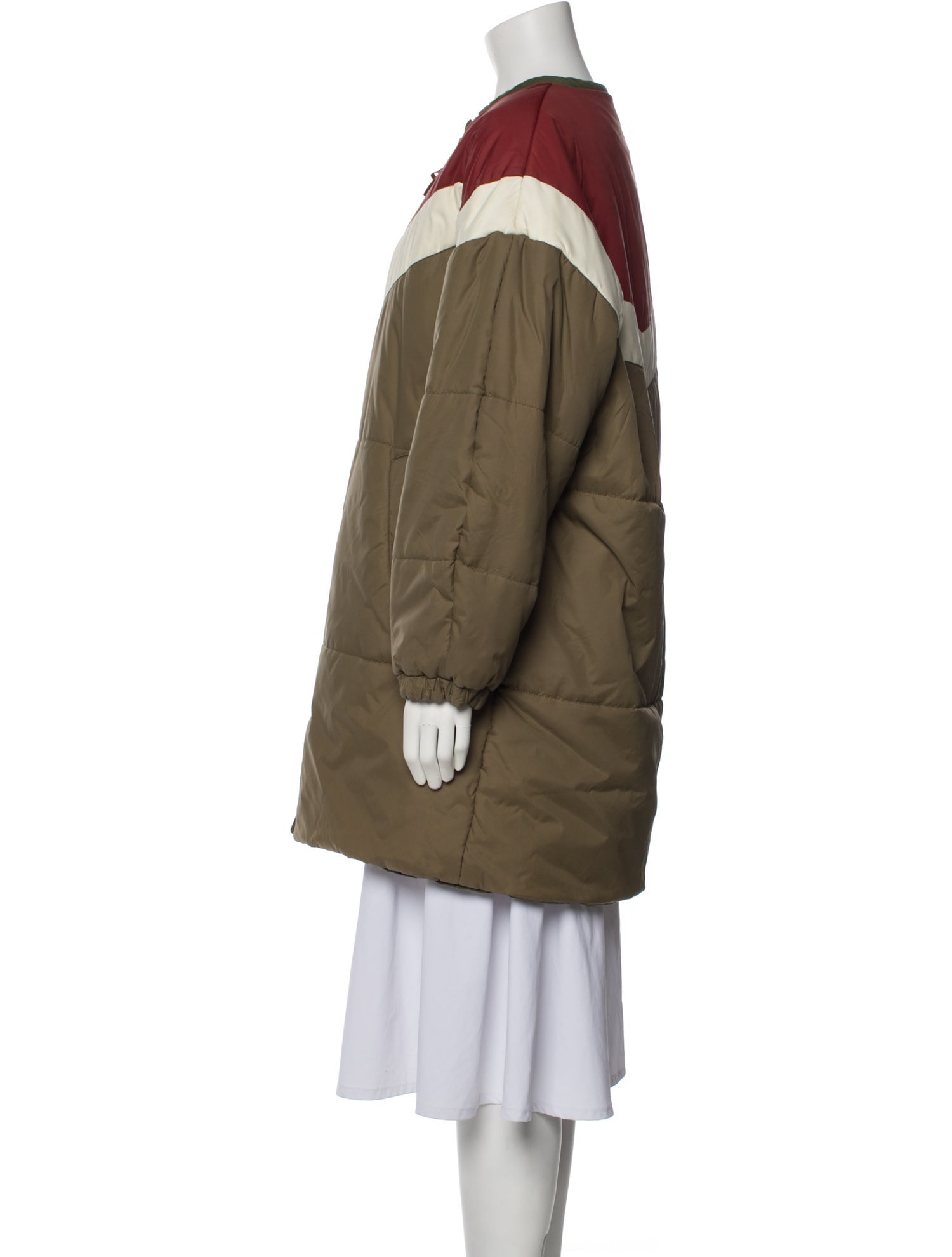 Étoile Isabel Marant Colorblock Pattern Parka