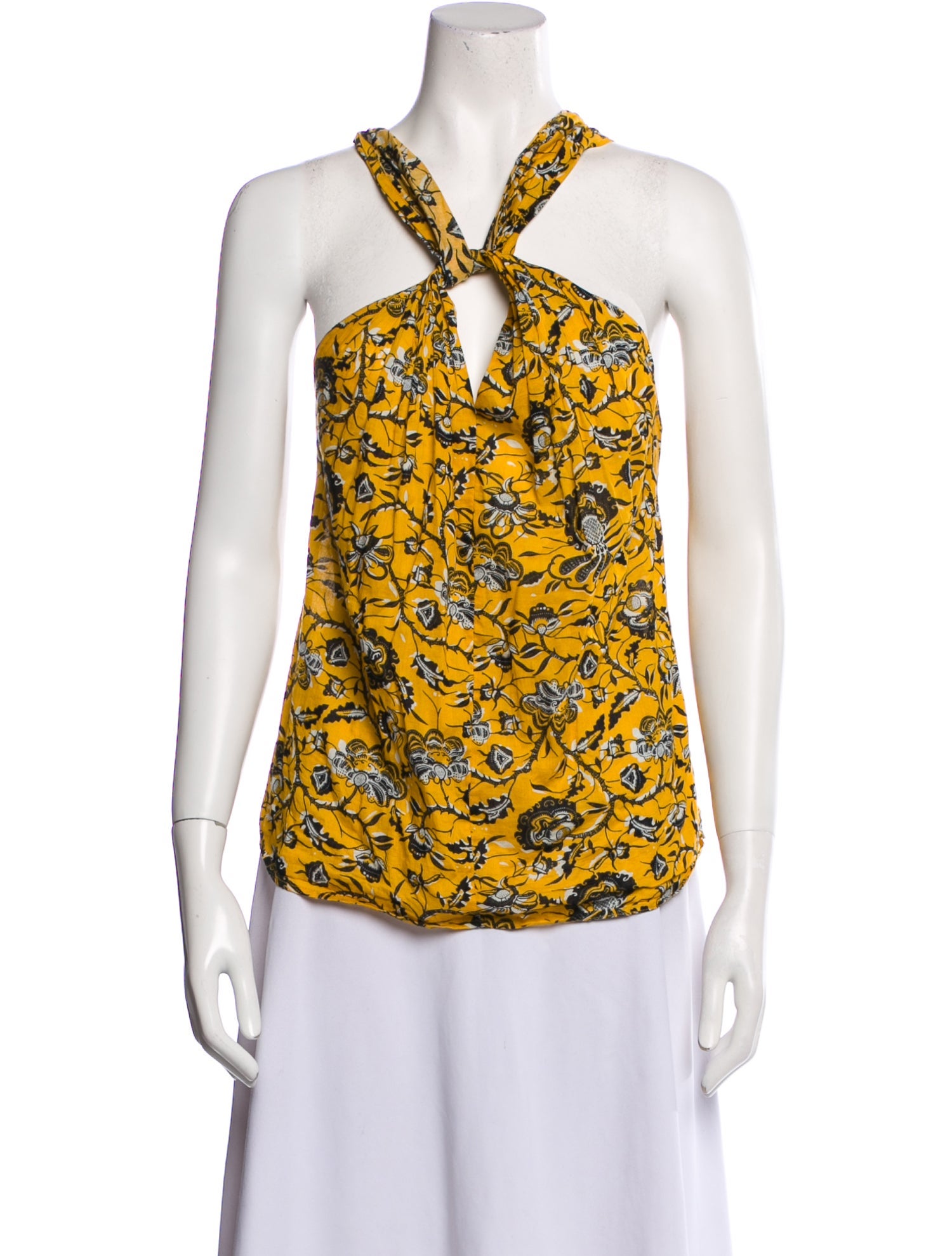 Étoile Isabel Marant Floral Print V-Neck Blouse