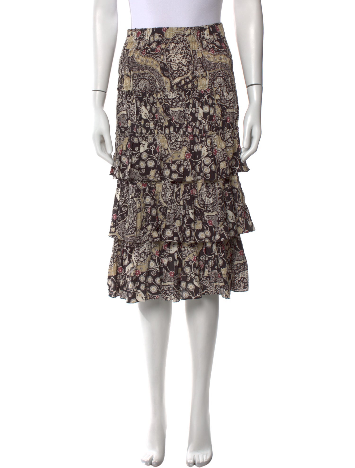 Étoile Isabel Marant Floral Print Knee-Length Skirt