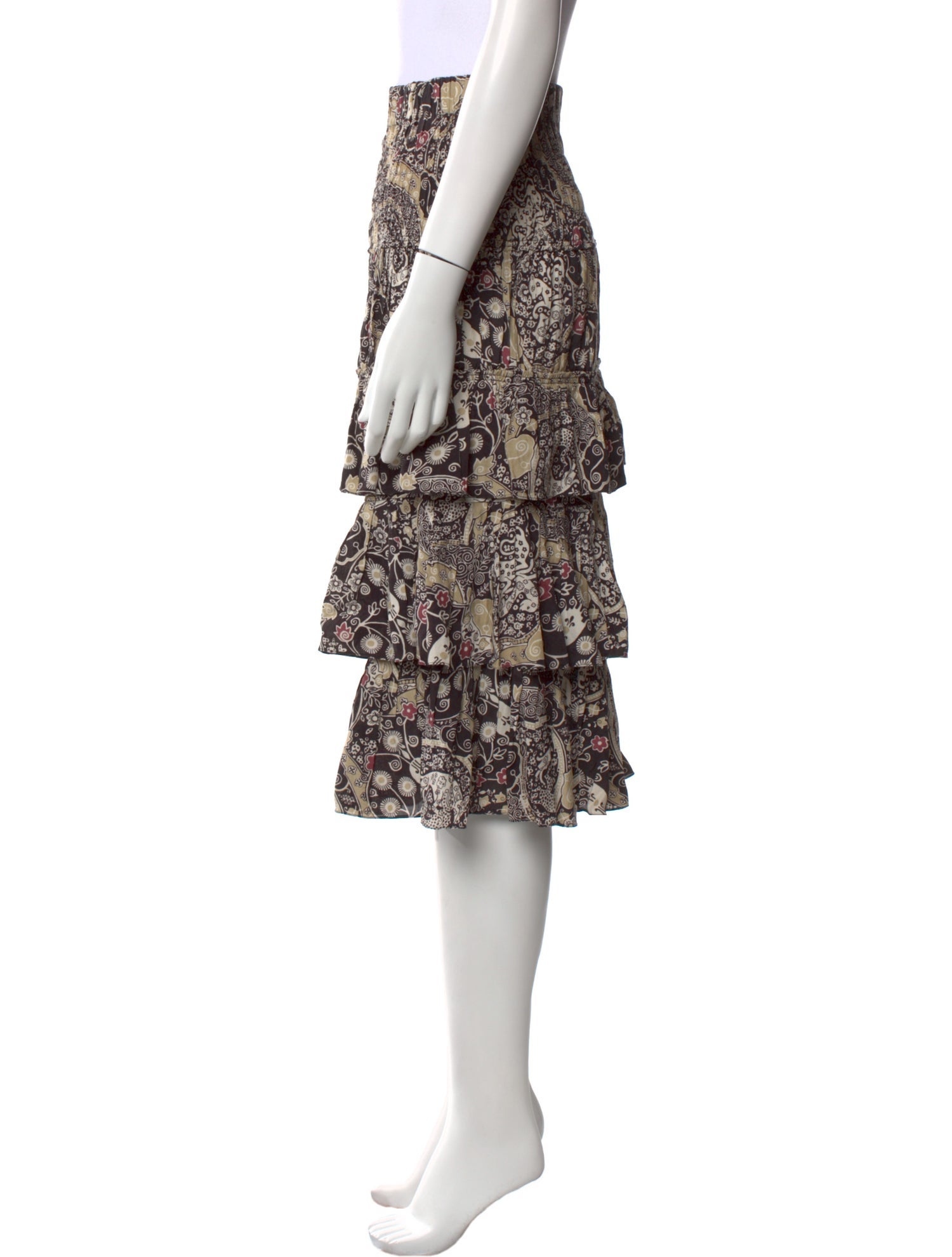 Étoile Isabel Marant Floral Print Knee-Length Skirt