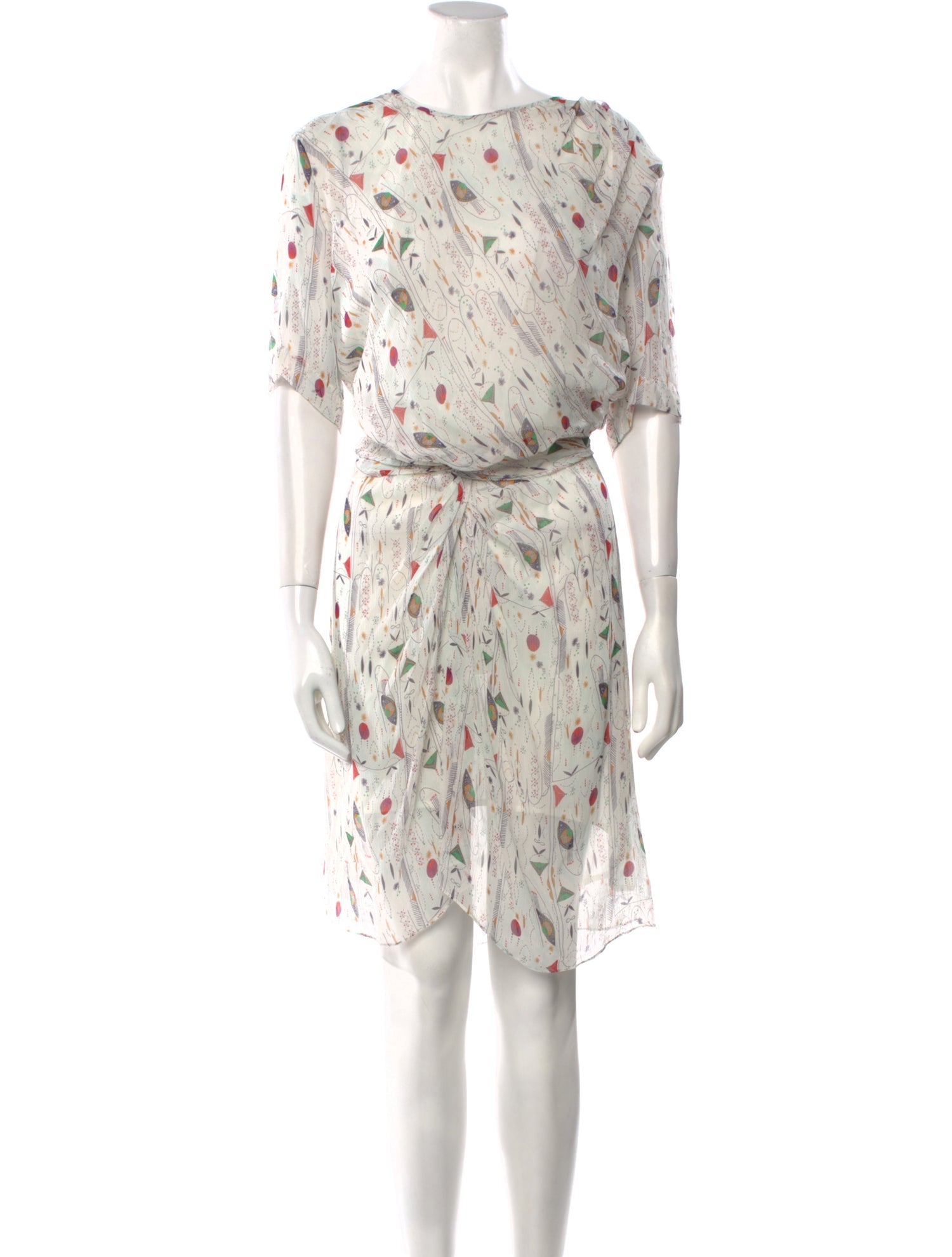 Étoile Isabel Marant Silk Knee-Length Dress