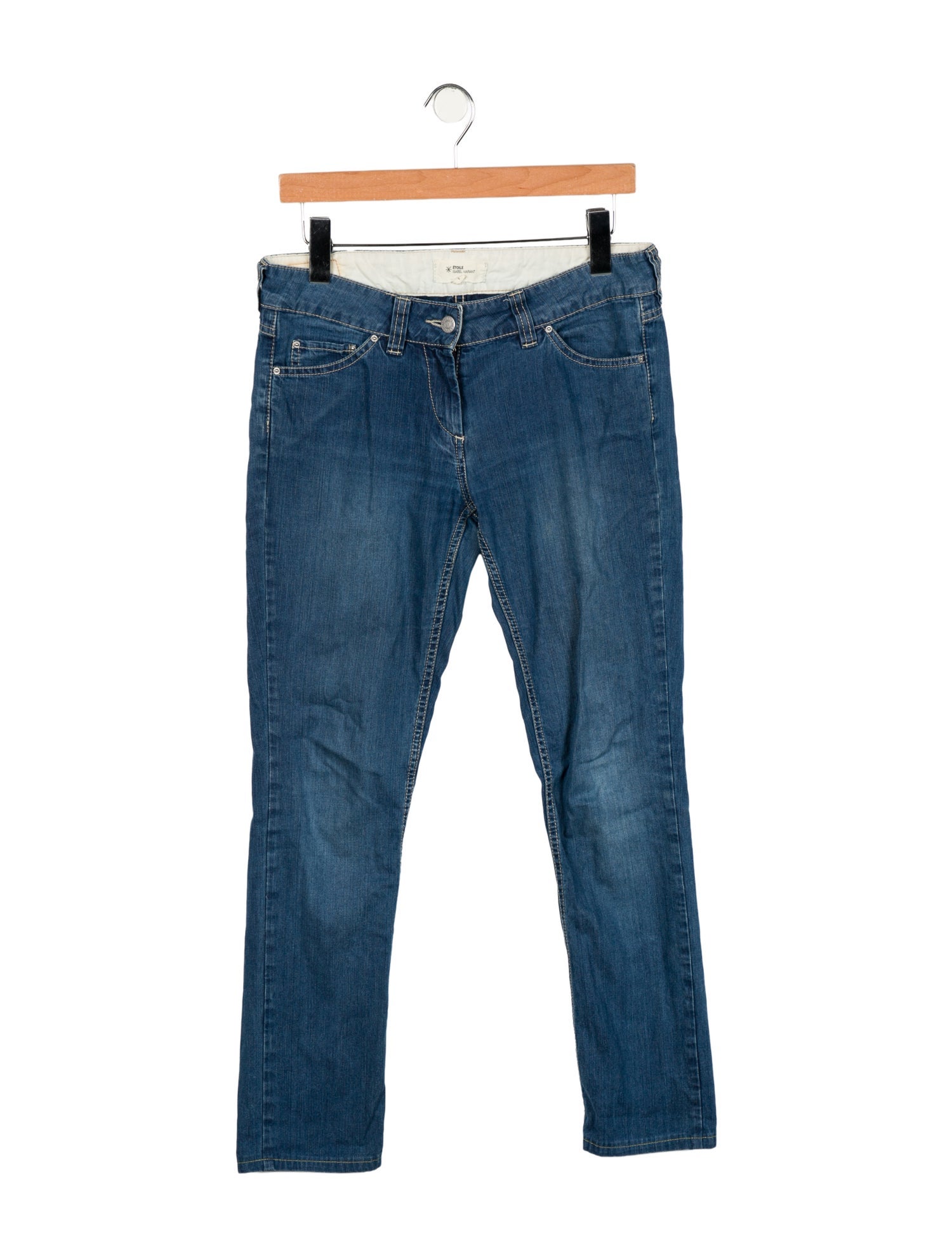 Étoile Isabel Marant Mid-Rise Straight Leg Jeans