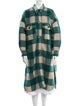 Étoile Isabel Marant Plaid Print Trench Coat
