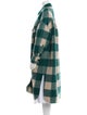 Étoile Isabel Marant Plaid Print Trench Coat