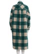Étoile Isabel Marant Plaid Print Trench Coat