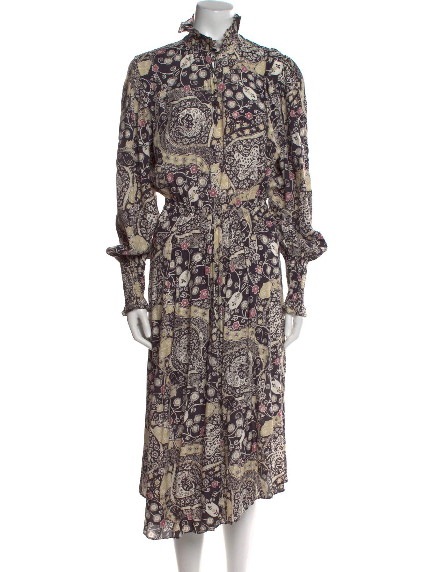 Étoile Isabel Marant Paisley Print Midi Length Dress