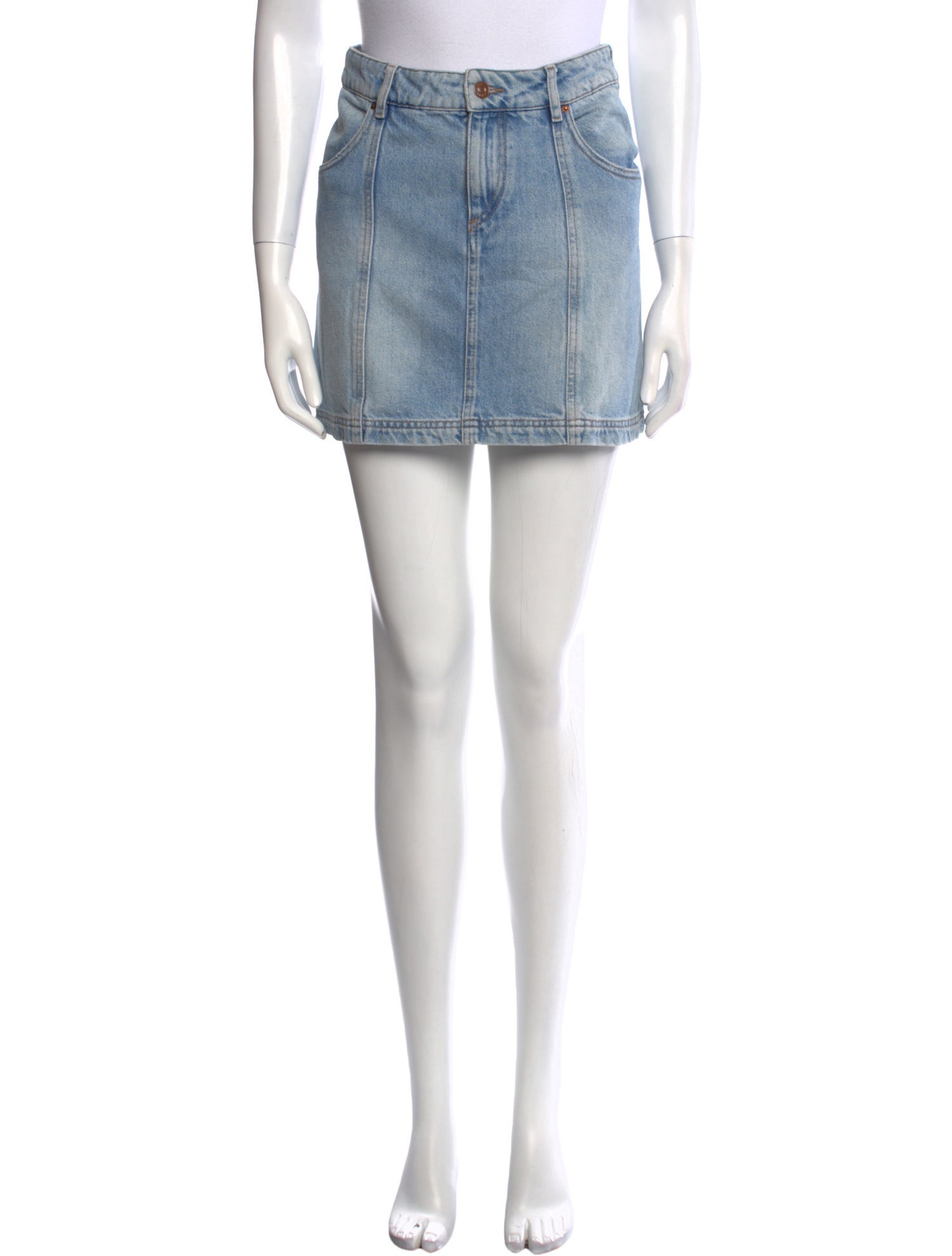 Étoile Isabel Marant Pleated Accents Mini Skirt