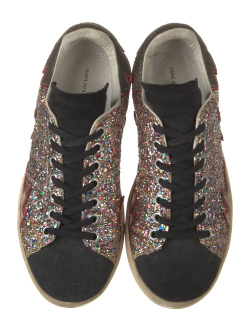 Étoile Isabel Marant Glitter Printed Sneakers