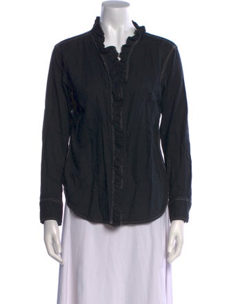 Étoile Isabel Marant Long Sleeve Button-Up Top
