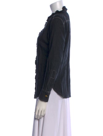 Étoile Isabel Marant Long Sleeve Button-Up Top