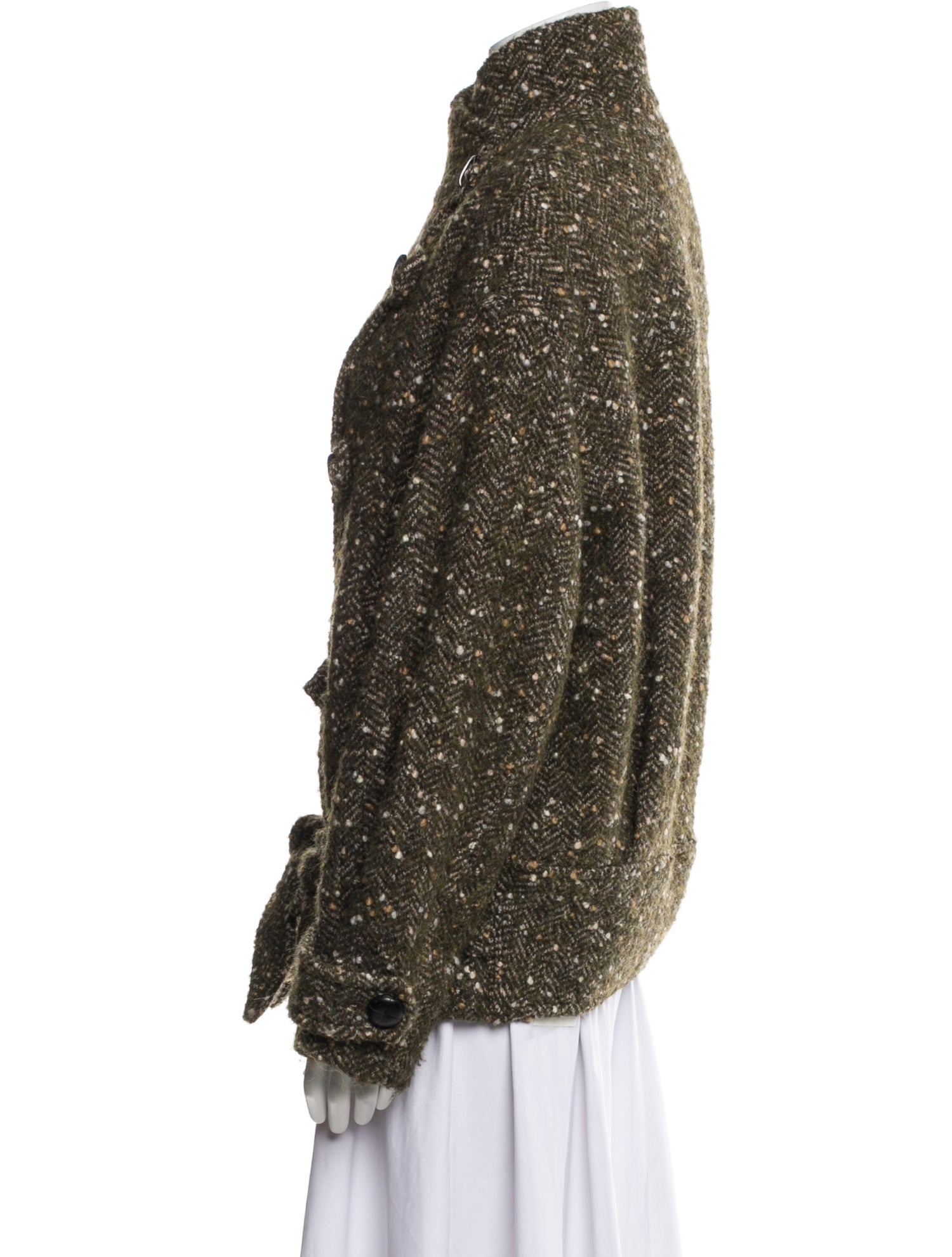 Étoile Isabel Marant Virgin Wool Tweed Pattern Jacket