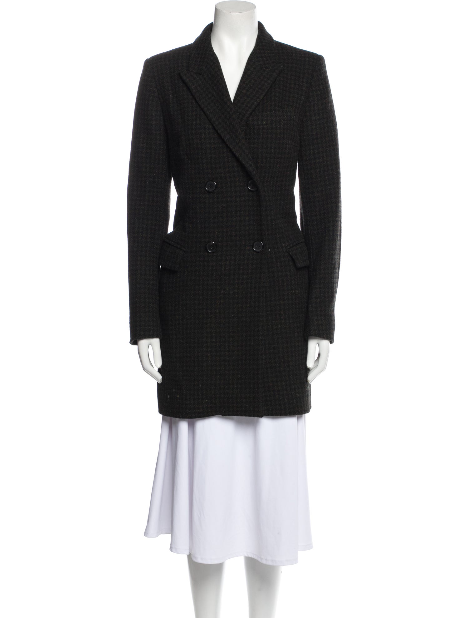 Étoile Isabel Marant Wool Tweed Pattern Peacoat