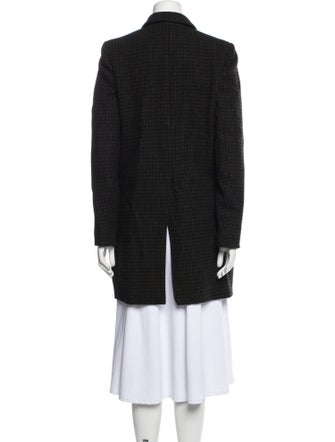 Étoile Isabel Marant Wool Tweed Pattern Peacoat