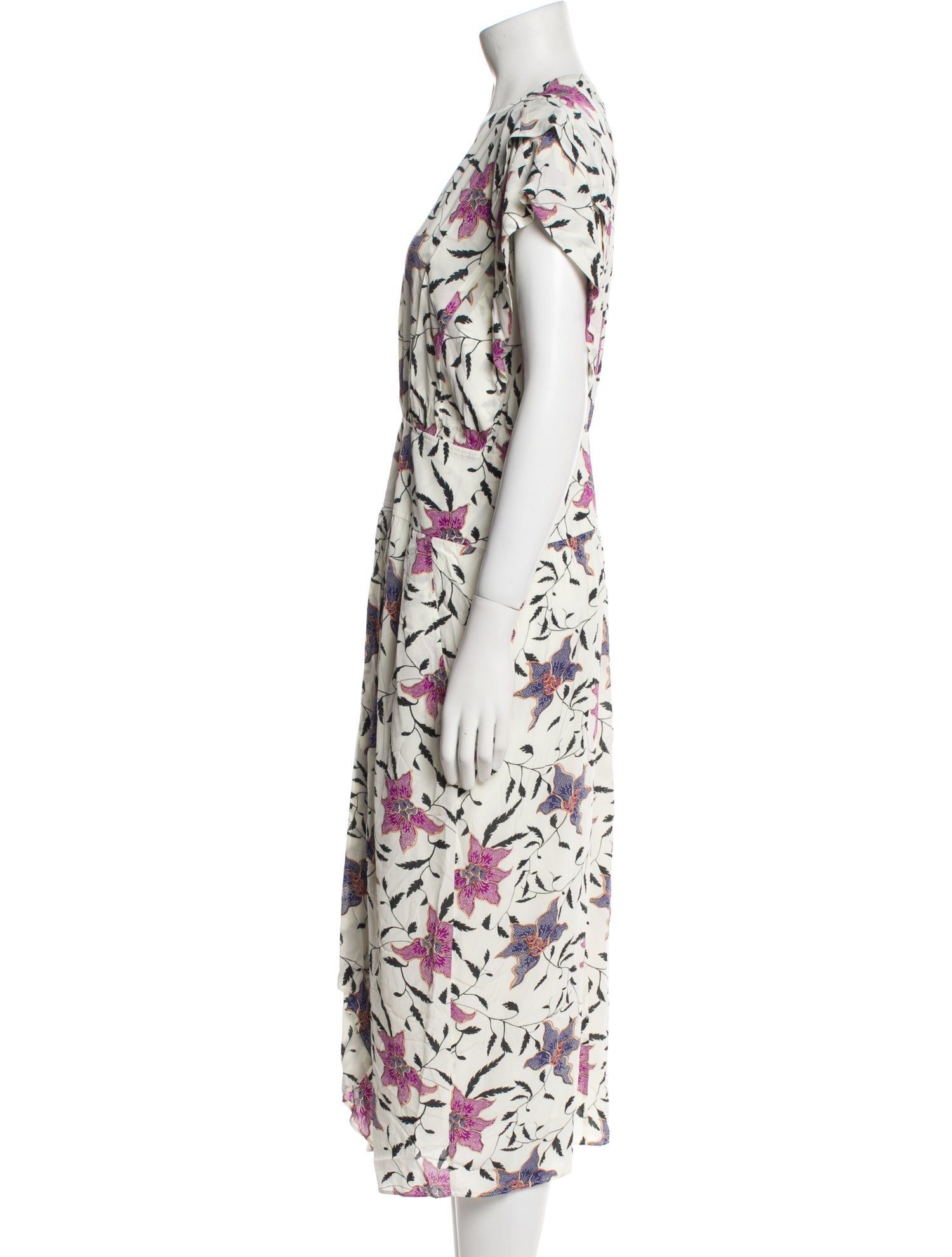 Étoile Isabel Marant Floral Print Midi Length Dress w/ Tags