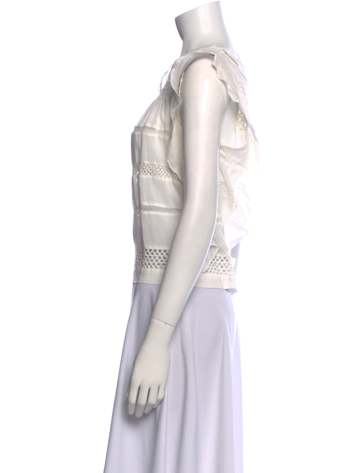 Étoile Isabel Marant Scoop Neck Short Sleeve Top