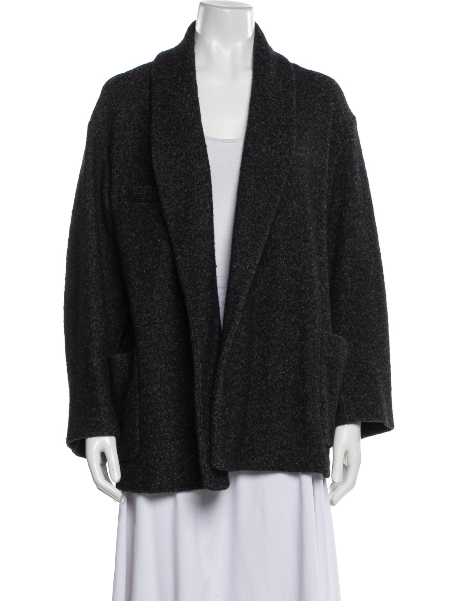 Étoile Isabel Marant Virgin Wool Faux Fur Coat