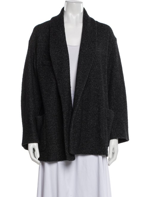 Étoile Isabel Marant Virgin Wool Faux Fur Coat