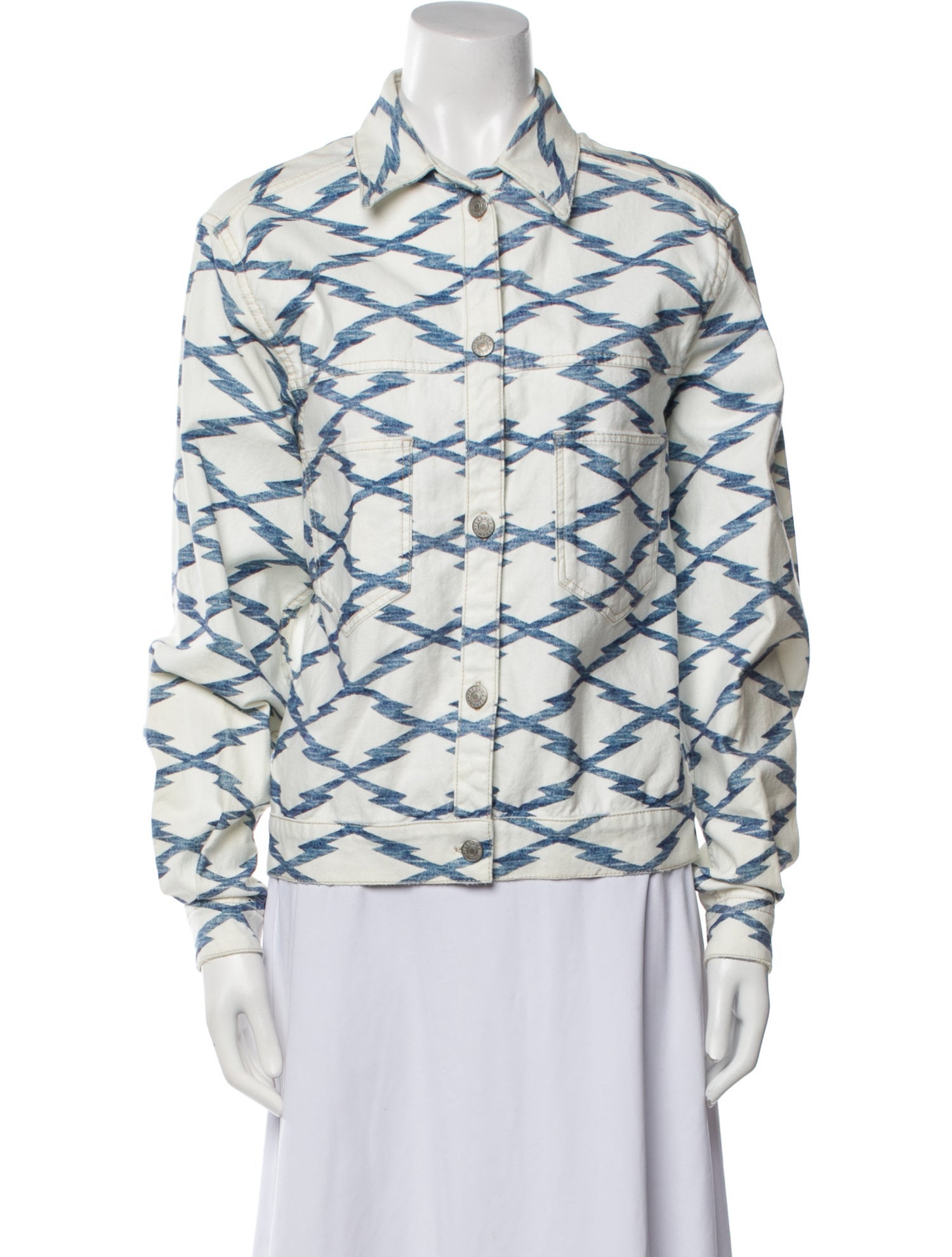 Étoile Isabel Marant Printed Denim Jacket