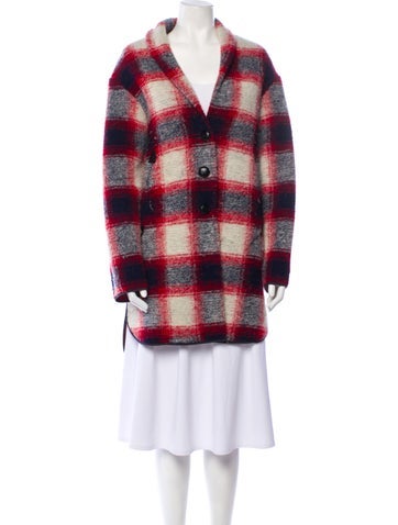 Étoile Isabel Marant Jackets Wool Plaid Print Jacket Us6, Fr38 | M