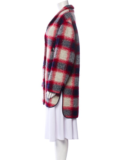 Étoile Isabel Marant Wool Plaid Print Jacket
