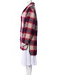 Étoile Isabel Marant Wool Plaid Print Jacket