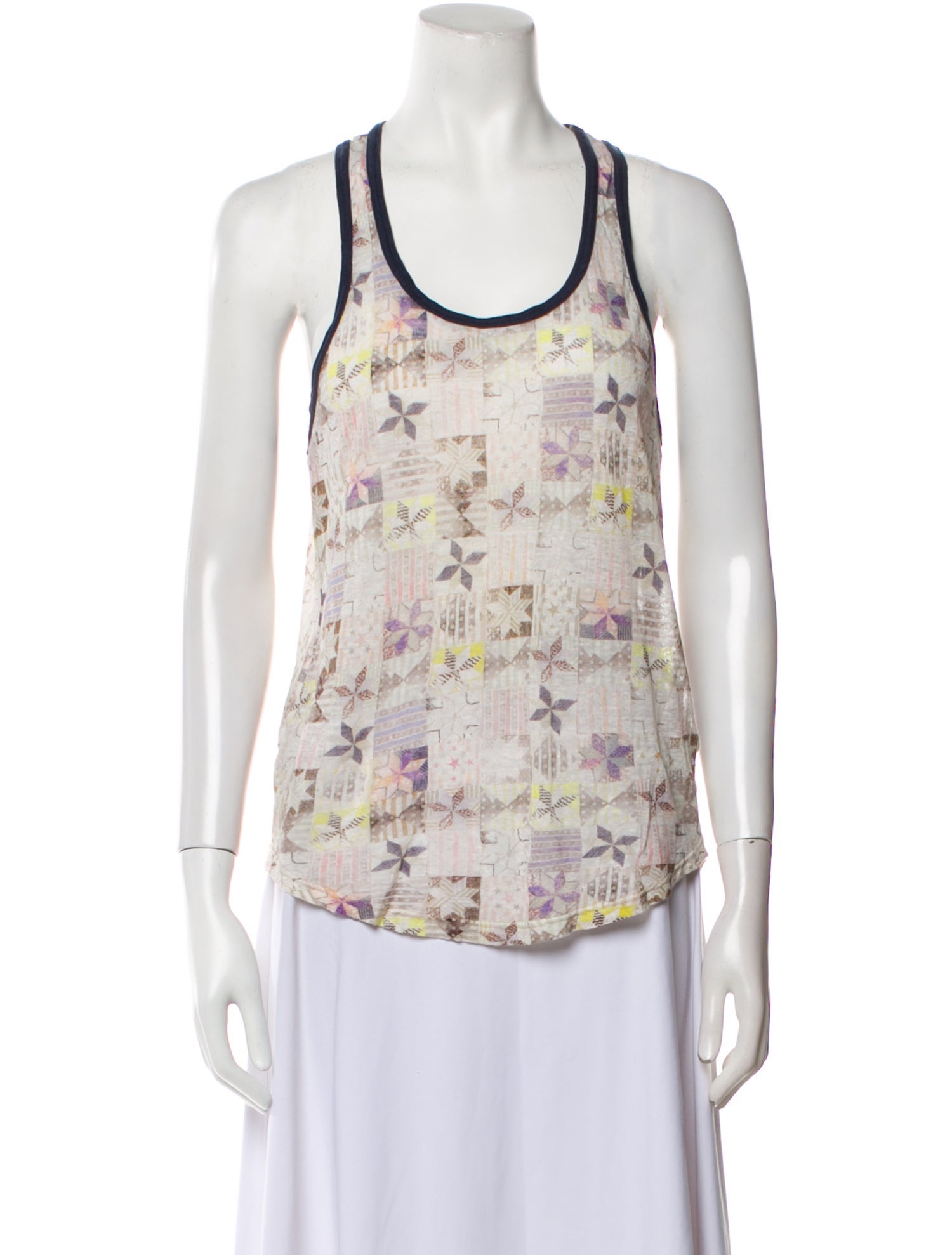 Étoile Isabel Marant Striped Scoop Neck Top