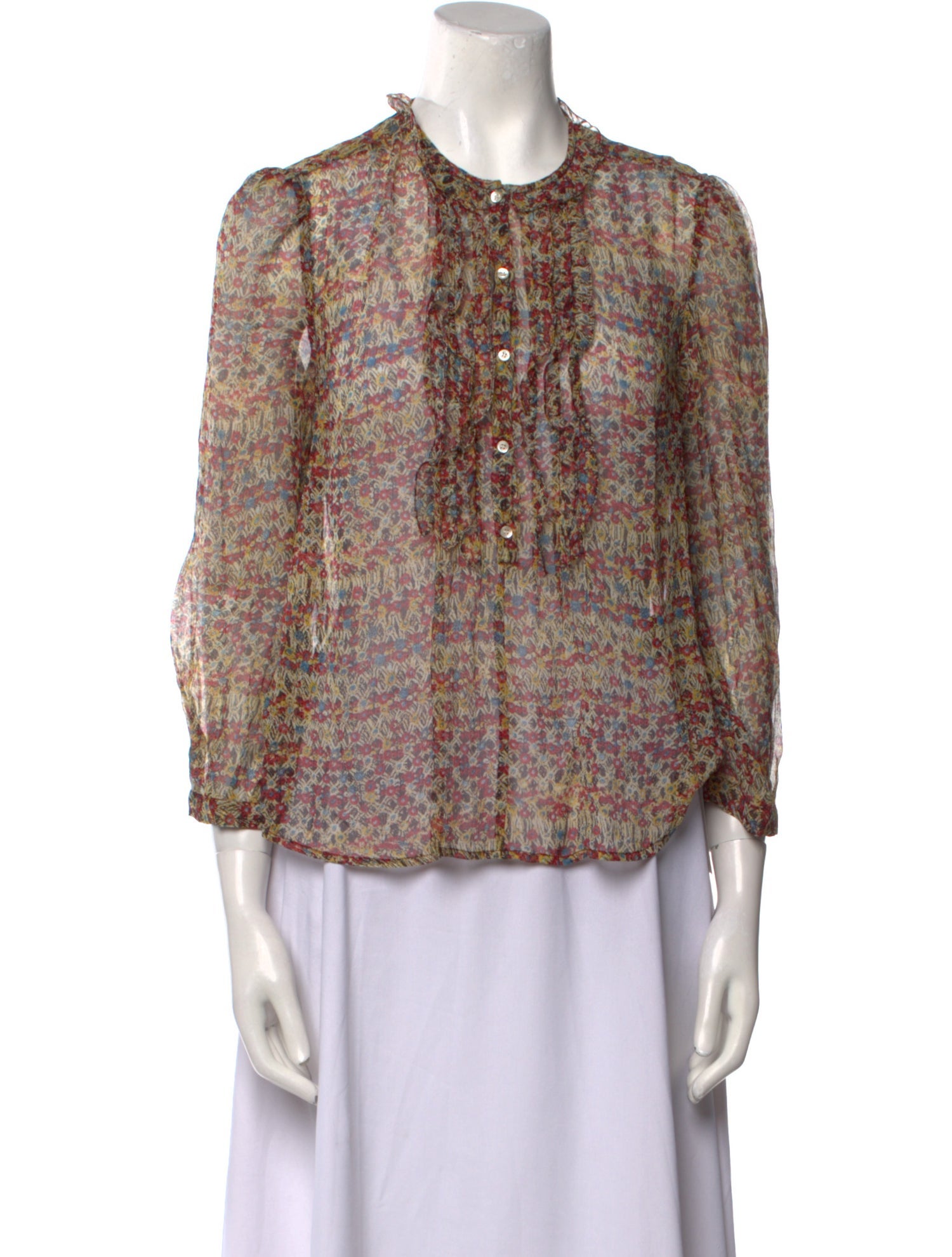 Étoile Isabel Marant Silk Printed Blouse