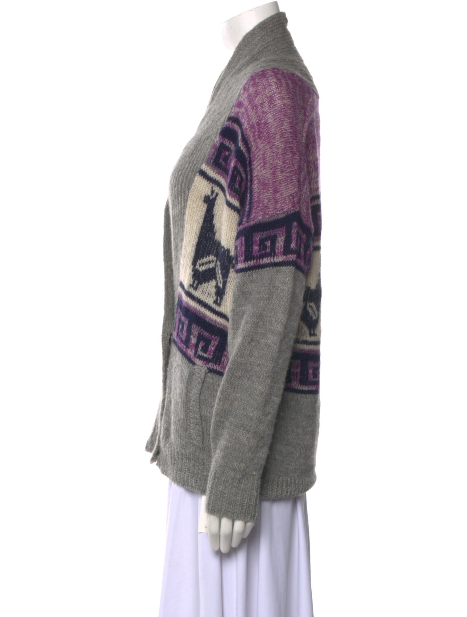 Étoile Isabel Marant Printed V-Neck Sweater