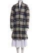 Étoile Isabel Marant Wool Plaid Print Coat