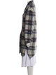 Étoile Isabel Marant Wool Plaid Print Coat
