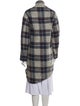 Étoile Isabel Marant Wool Plaid Print Coat
