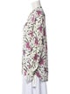 Étoile Isabel Marant Floral Print Long Sleeve Button-Up Top