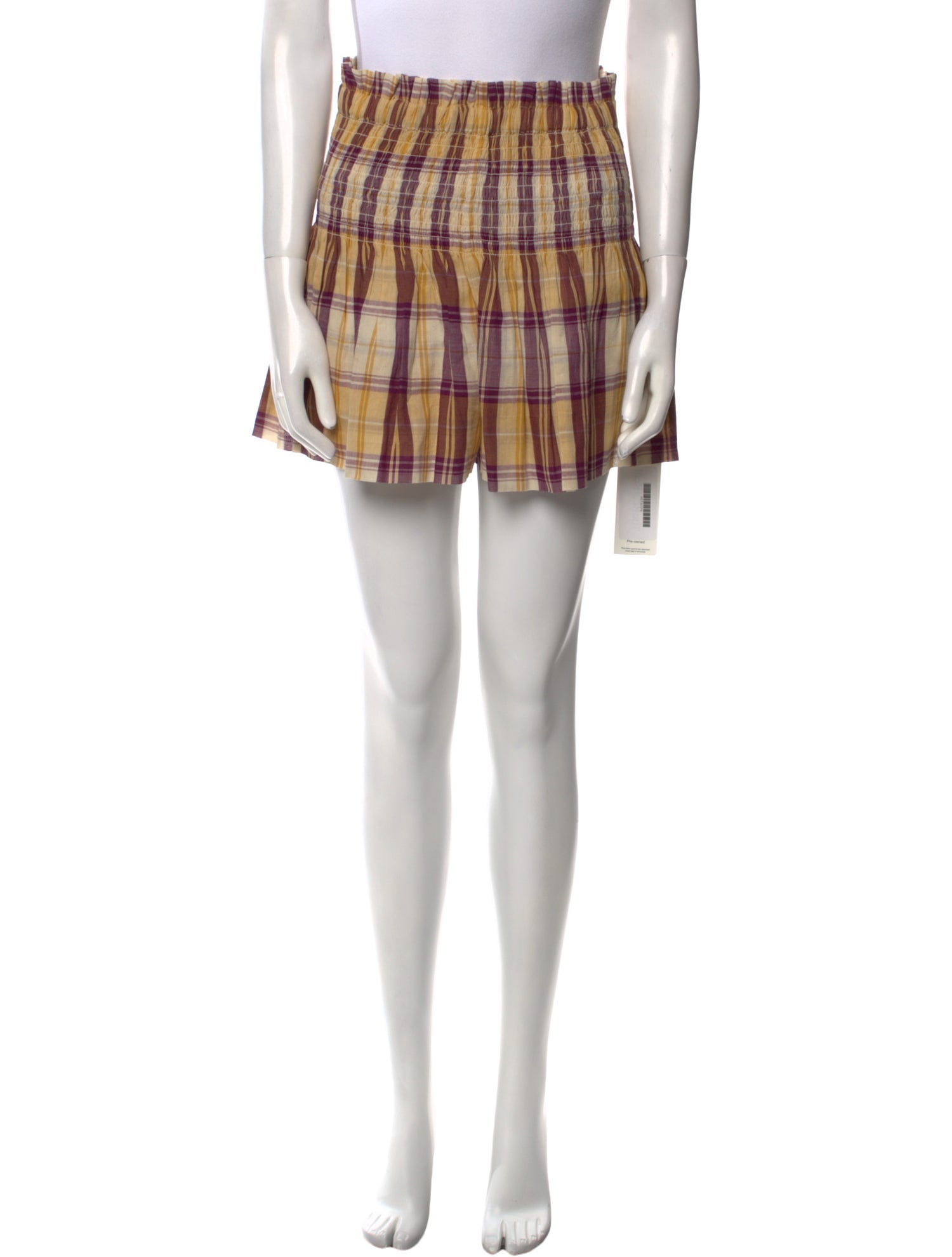 Étoile Isabel Marant Plaid Print Mini Skirt