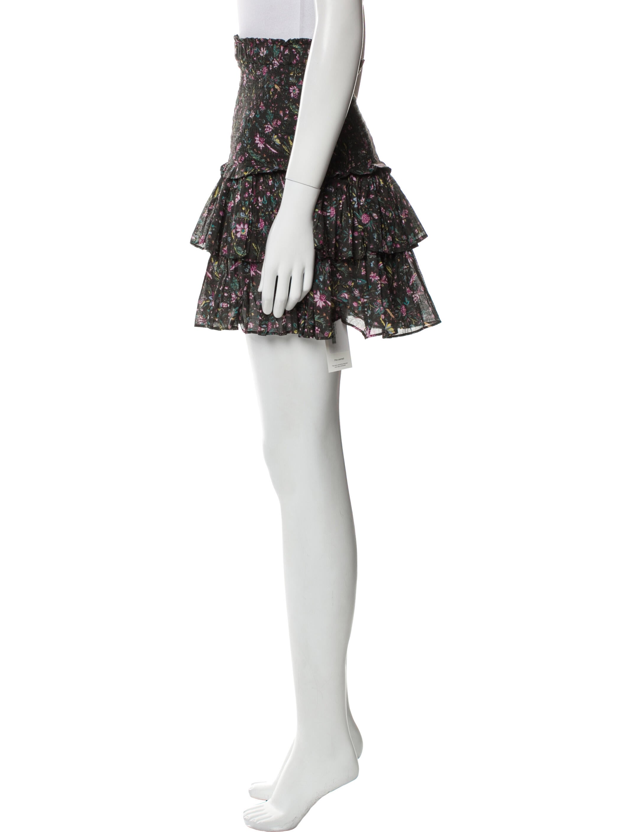 Étoile Isabel Marant Floral Print Midi Length Skirt