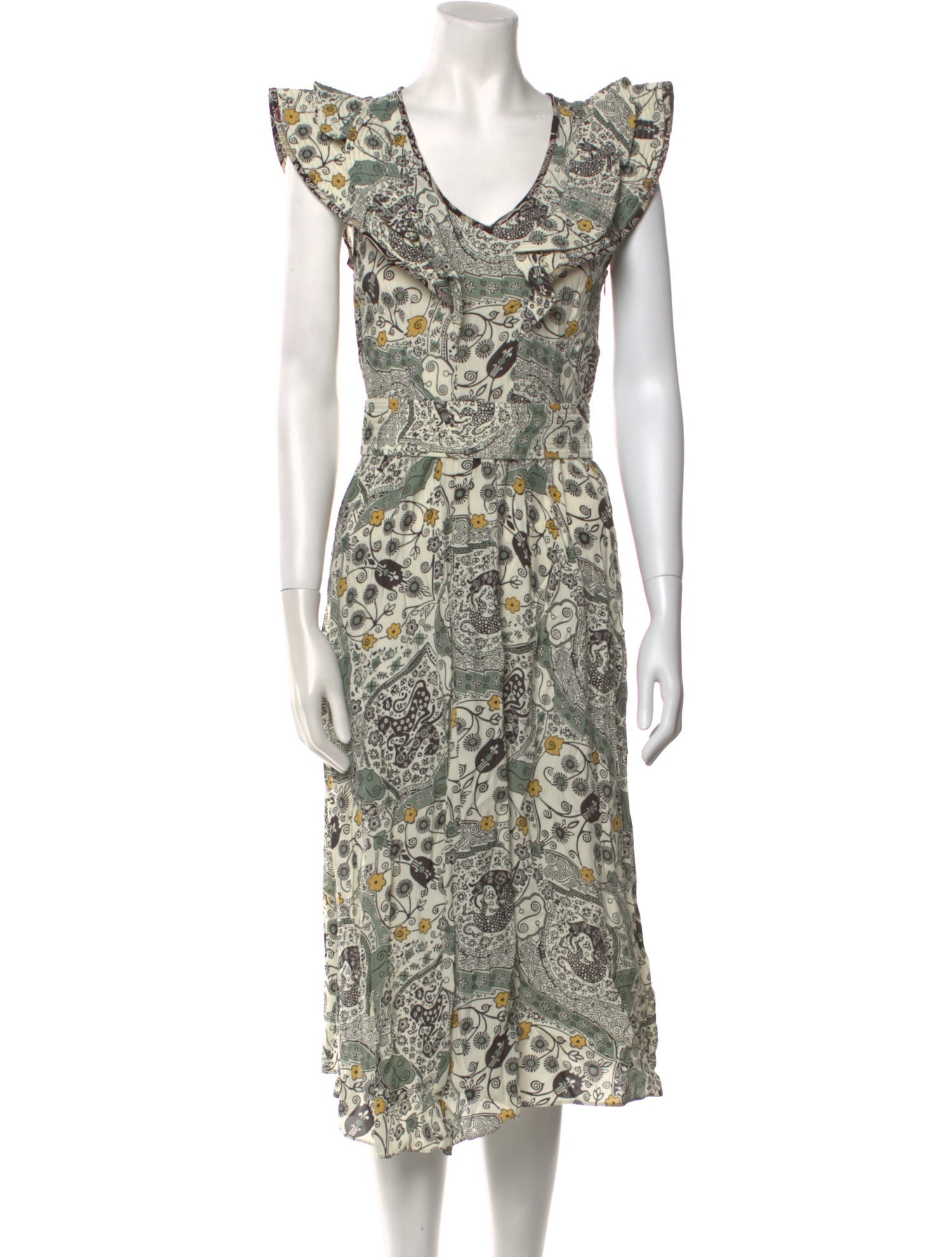 Étoile Isabel Marant Floral Print Midi Length Dress