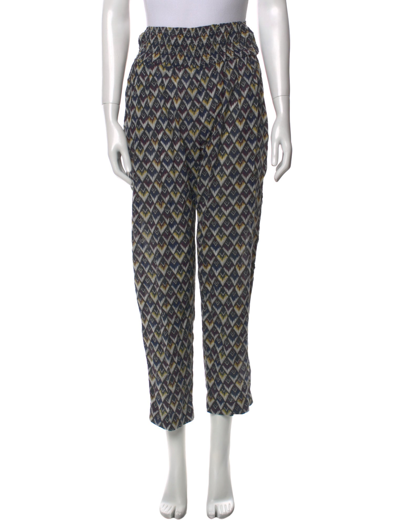 Étoile Isabel Marant Printed Straight Leg Pants
